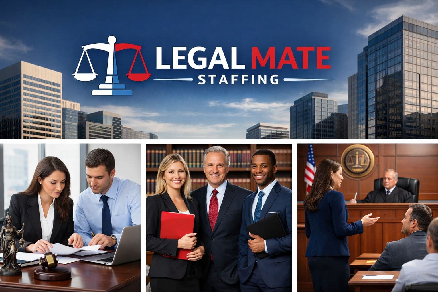 Team discussion in a legal operations setting